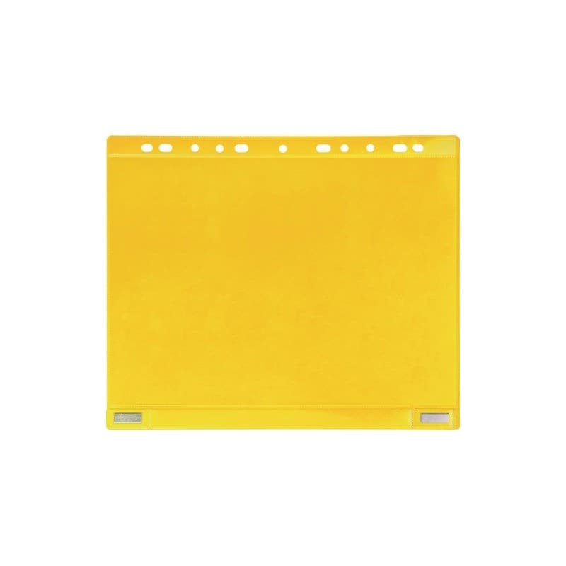 Pochette transparente magnétique tarifold 1 carton(s) pochette transparente magnétique l265xh315mm jaune - tarifold