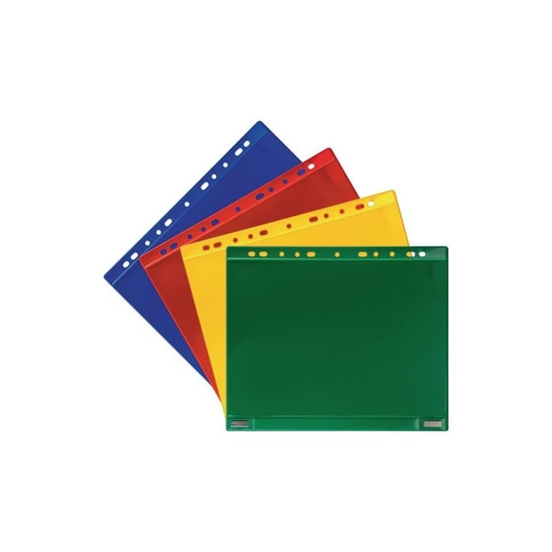 Pochette transparente magnétique tarifold 1 carton(s) pochette transparente magnétique l265xh315mm verte - tarifold