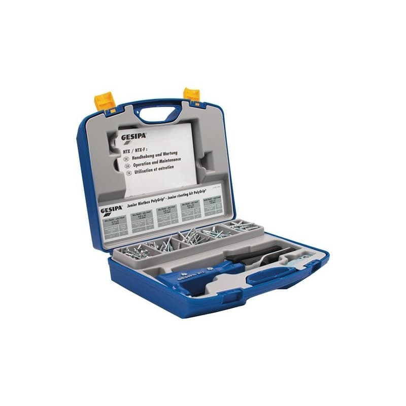 Assortiment rivets pop boîte rivets junior polygrip® 352 pcs 1 pièce(s) assortiment rivets pop boîte rivets junior polygrip® 352 pcs - gesipa