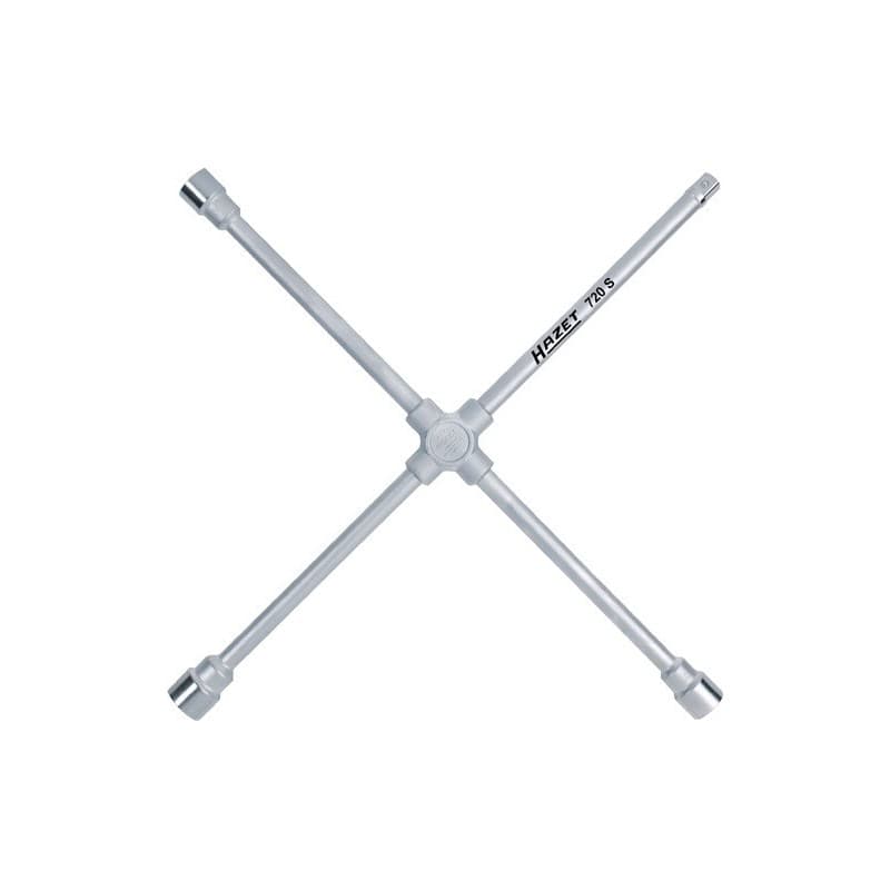 Clé en croix 720 s 24 x 27 x 32 x 20(3/4 po. 4 pans) 1 pièce(s) clé en croix 720 s 24 x 27 x 32 x 20(3/4 po. 4 pans) - hazet