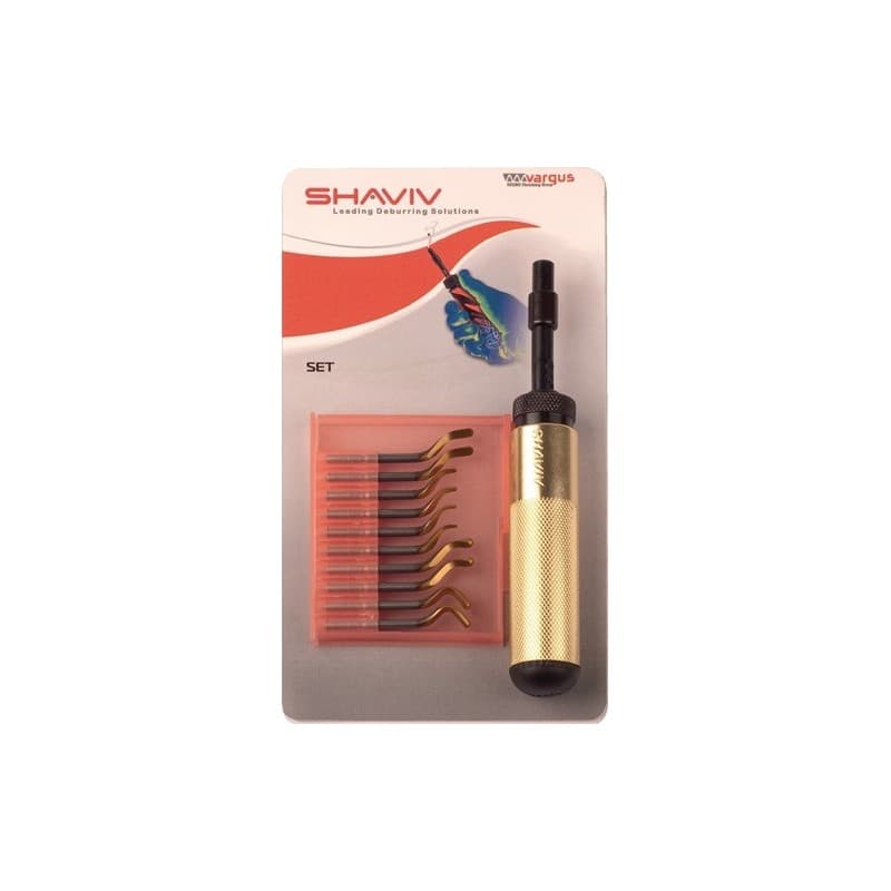 Jeu d'ébavureurs shaviv 1 pièce(s) jeu d'ébavureurs golden flex set e - shaviv