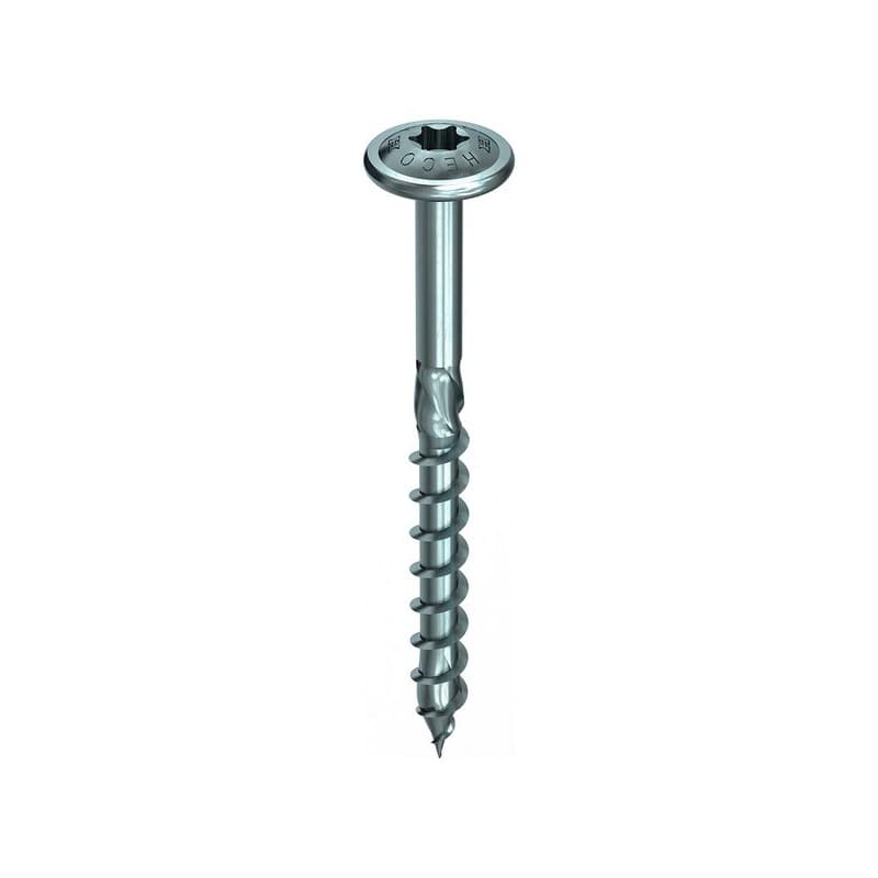 Vis charpente heco-topix plus - tête ronde large en acier zingué torx (x) bois, bois dur 8 mm 240 mm tête ronde 1 boîte(s) de 50 pièce(s) assemblage b