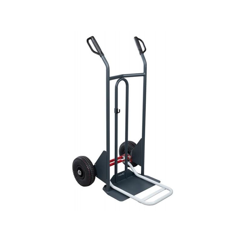 Diables 350 kg dba à bavette fixe et repliable 350 kg 490 mm 180 mm diables 350 kg dba à bavette fixe et repliable 1 pièce(s) universel acier pneumati