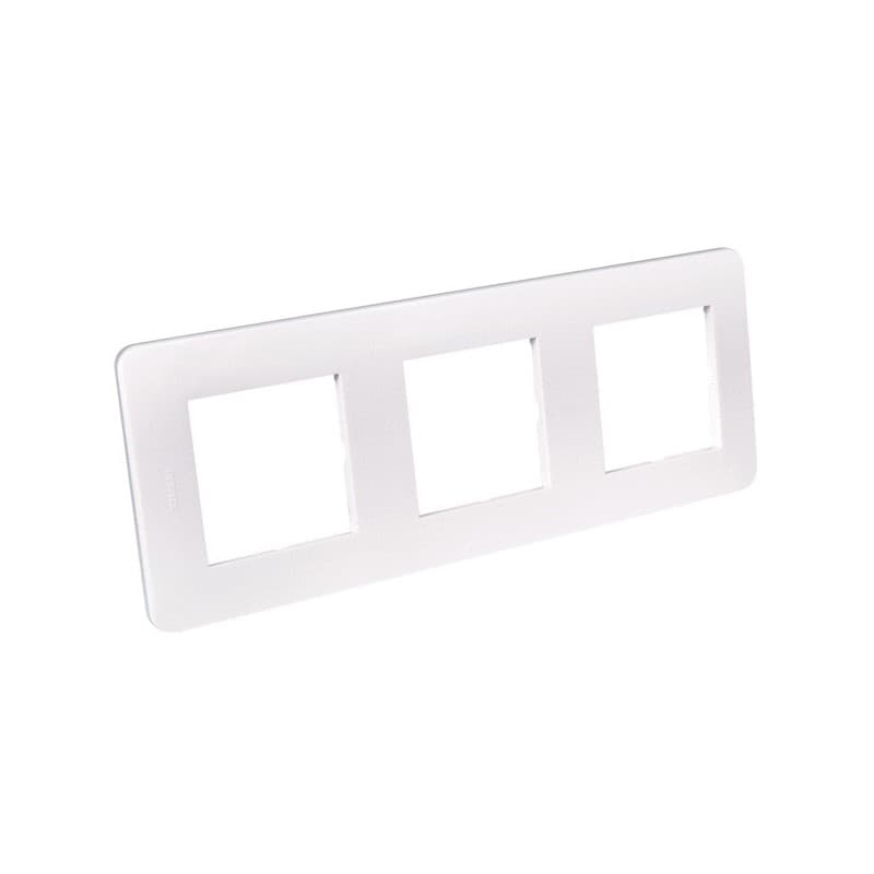 Plaque triple blanc brillant casual plaque triple blanc brillant casual 1 pièce(s) - debflex