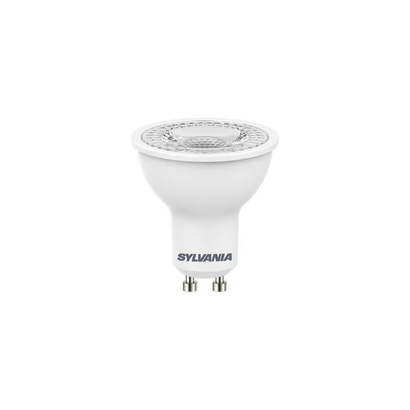 Ampoules gu10 dimmables - blanc chaud 3000 °k 15000 heure(s) 5.5 w gu10 425 ampoule gu10 36° 5.5w 3000°k 425lm dimmable 1 pièce(s) - sylvania