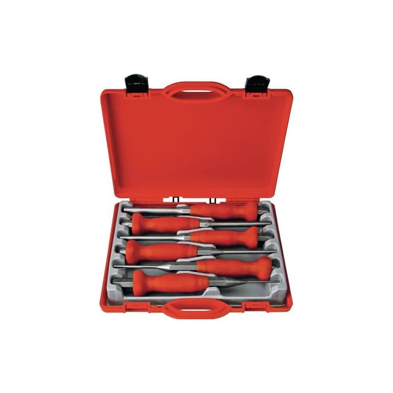 Jeu de chasse-goupilles 6 pièces 2-3-4-5-6-8 mm 1 pièce(s) jeu de chasse-goupilles 6 pièces 2-3-4-5-6-8 mm - peddinghaus