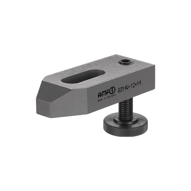 Fer de serrage no. 6314v amf 1 piĂšce(s) fer de serrage no. 6314v pour rainure Ă t 12 + 14 mm - amf