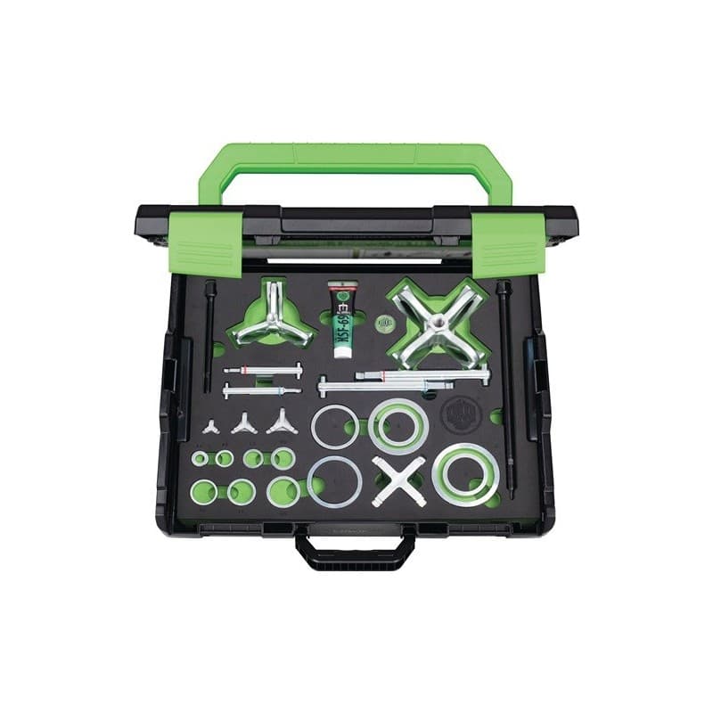 Jeu d'extracteurs pour roulem. à billes k-70 kukko 1 pièce(s) jeu d'extracteurs pour roulem. à billes k-70 38 pièces - kukko