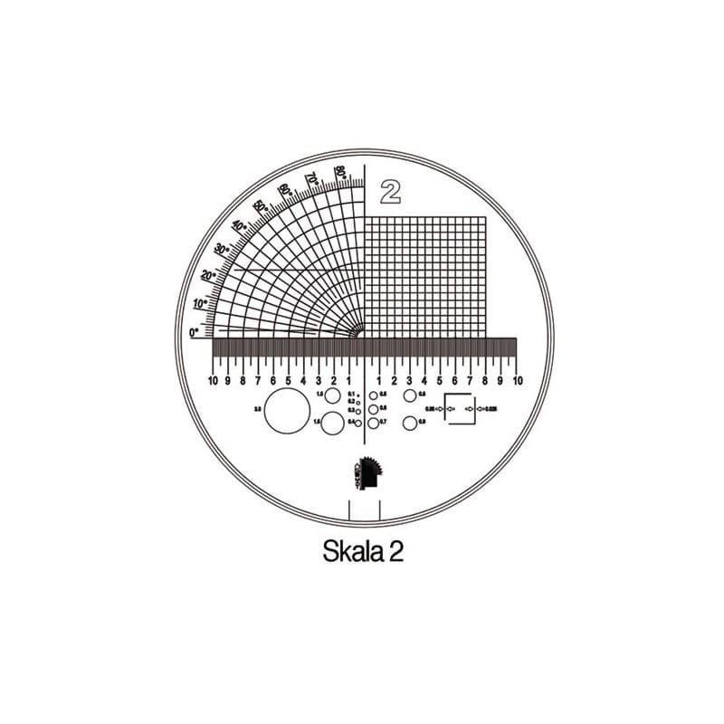Graduation tech-line schweizer 1 pièce(s) graduation tech-line øl'échelle 25/2,5mm échelle duo 2 - schweizer
