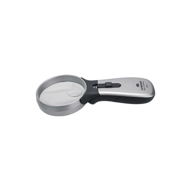 Loupe à main à éclairage tech-line classic schweizer 1 pièce(s) loupe main éclairage tech-line classic agrandissement 2x/4x - schweizer
