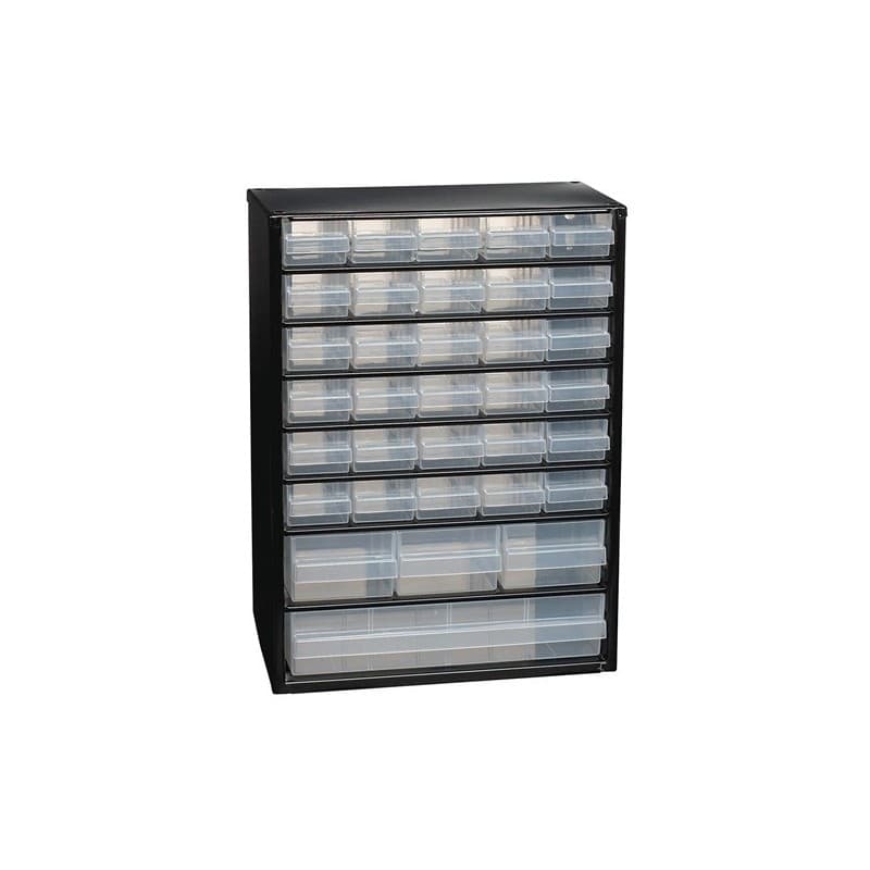 Casier de rangement pour petites pièces raaco 1 pièce(s) casier rangement petites pièces l306xp150xh420mm tôle acier - raaco