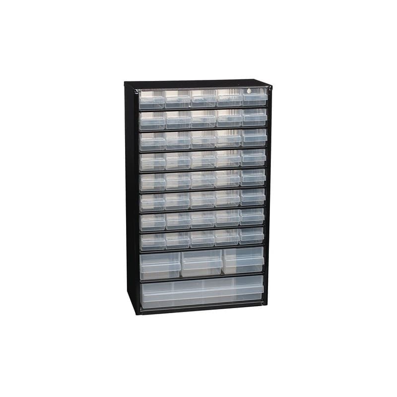 Casier de rangement pour petites pièces raaco 1 pièce(s) casier rangement petites pièces l306xp150xh510mm tôle acier - raaco