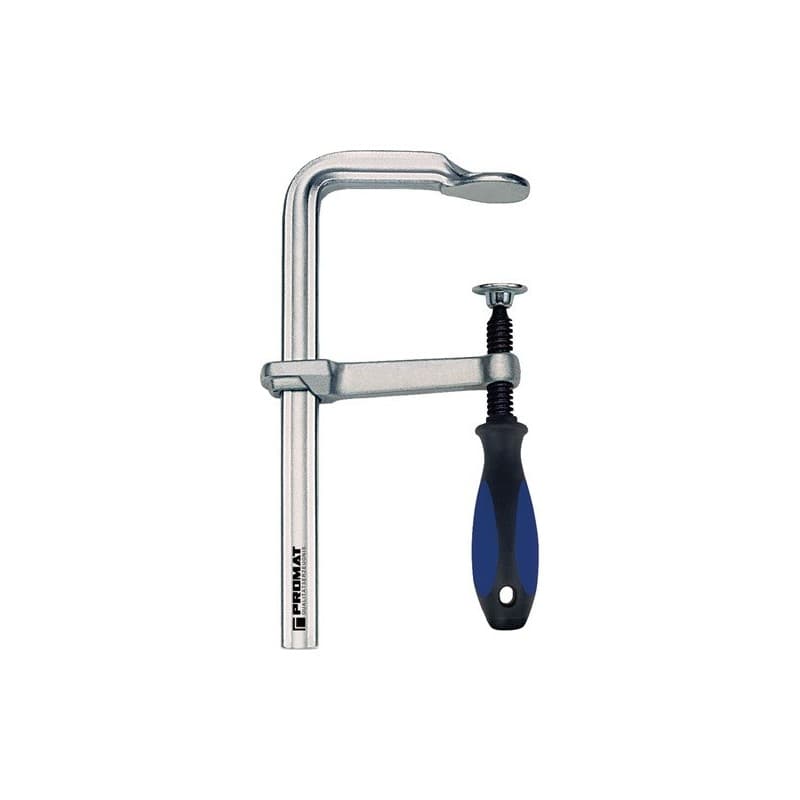 Serre-joints tout acier promat 1 pièce(s) serre-joints tout acier envergure 1000mm col cygne 120mm - promat