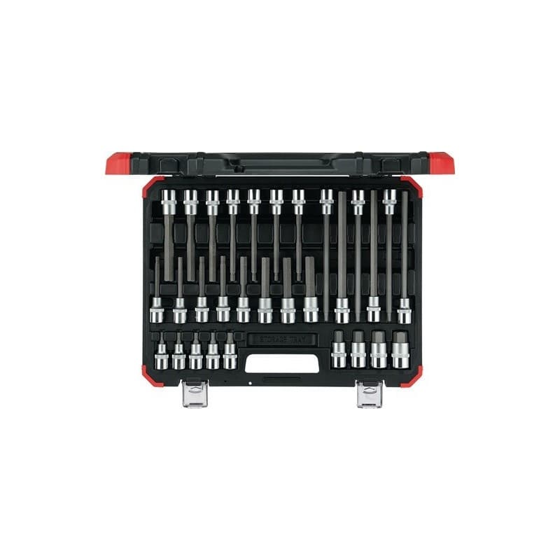 Jeu de clés à douille r6800 3030 30 pièces 1 pièce(s) jeu de clés à douille r6800 3030 30 pièces - gedore red