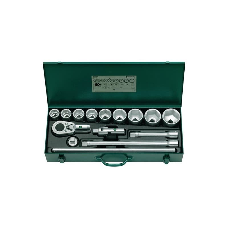 Jeu de clés à douille 55/9/6n 15 pièces 3/4 po. 1 pièce(s) jeu de clés à douille 55/9/6n 15 pièces 3/4 po. - stahlwille