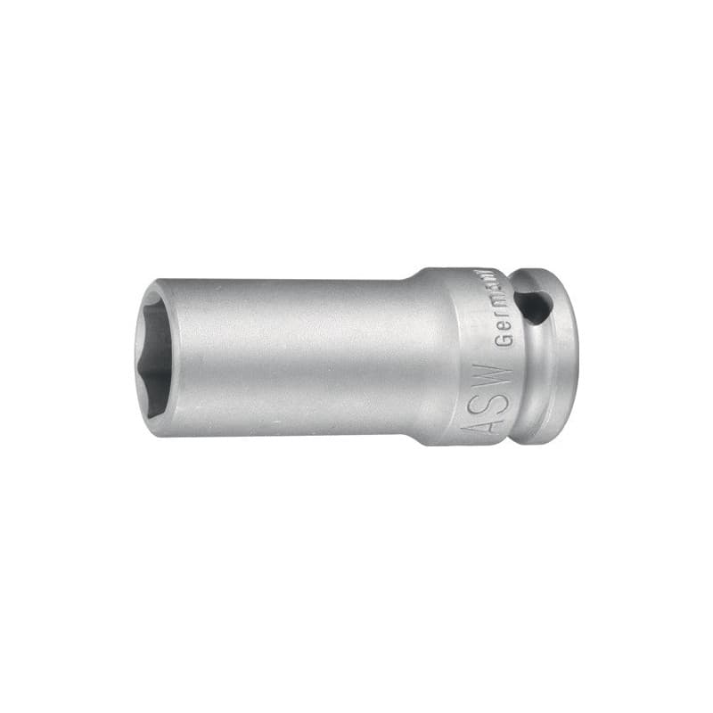 Jeu d'emb.de clé à douille forte démult. 750 l asw 1 pièce(s) jeu emb clé douille 750 l 1" 6 pans ouv clé 41mm l100mm - asw