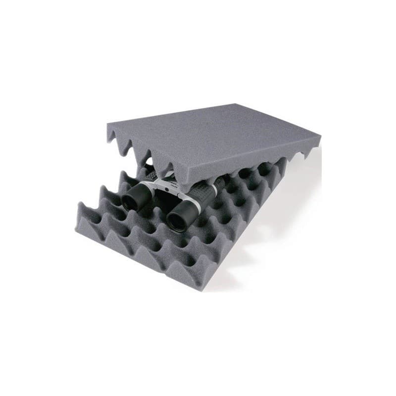 Insert en mousse découpe de mousse alvéolée, 297 x 210 mm 1 carton(s) de 50 pièce(s) insert en mousse découpe de mousse alvéolée, 297 x 210 mm - trans