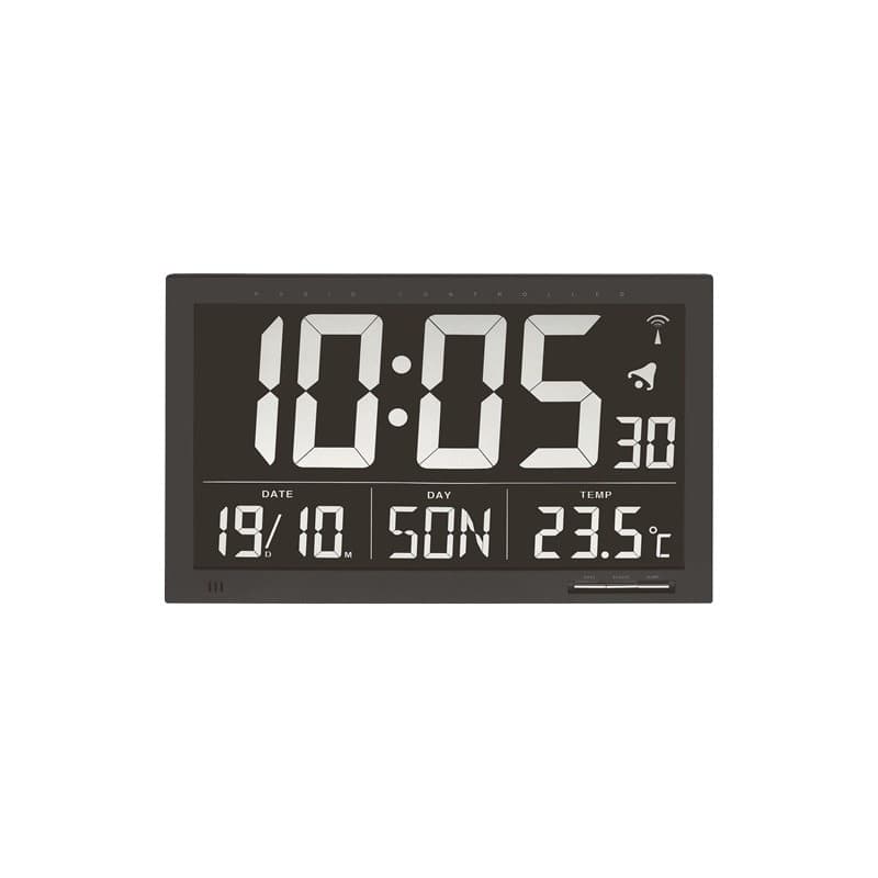 Horloge digitales radio tfa 1 pièce(s) horloge digitales radio horloge radio plastique noir - tfa