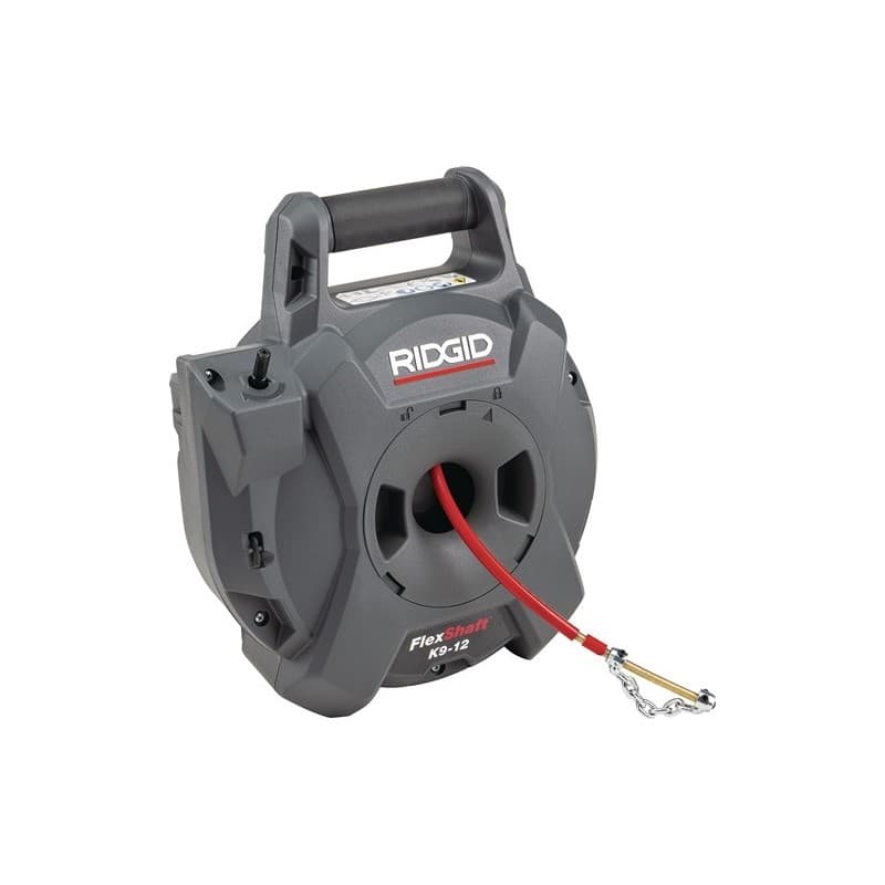 Tambour nettoyage tubes flexshaft k9-12 lspirale 1 pièce(s) tambour nettoyage tubes flexshaft k9-12 lspirale 9,1 m - ridgid