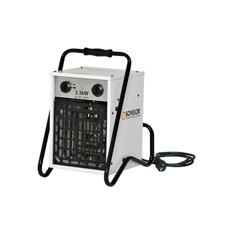 Chauffage à air pulsé électrique portable électrique 6.2 kg 3.3 kw 1 pièce(s) chauffage air pulsé électrique portable b33 510 m³/h 3,3 kw air pulsé 23