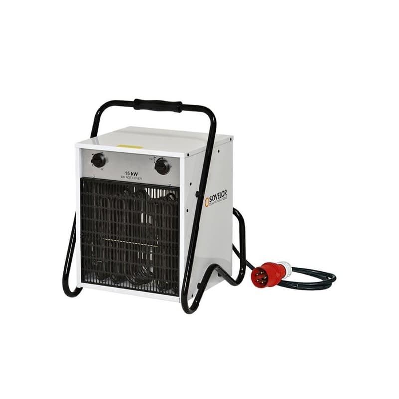 Chauffage à air pulsé électrique portable électrique 15 kw 16.7 kg 1 pièce(s) air pulsé chauffage air pulsé électrique portable b15c 1480 m³/h 15 kw 3