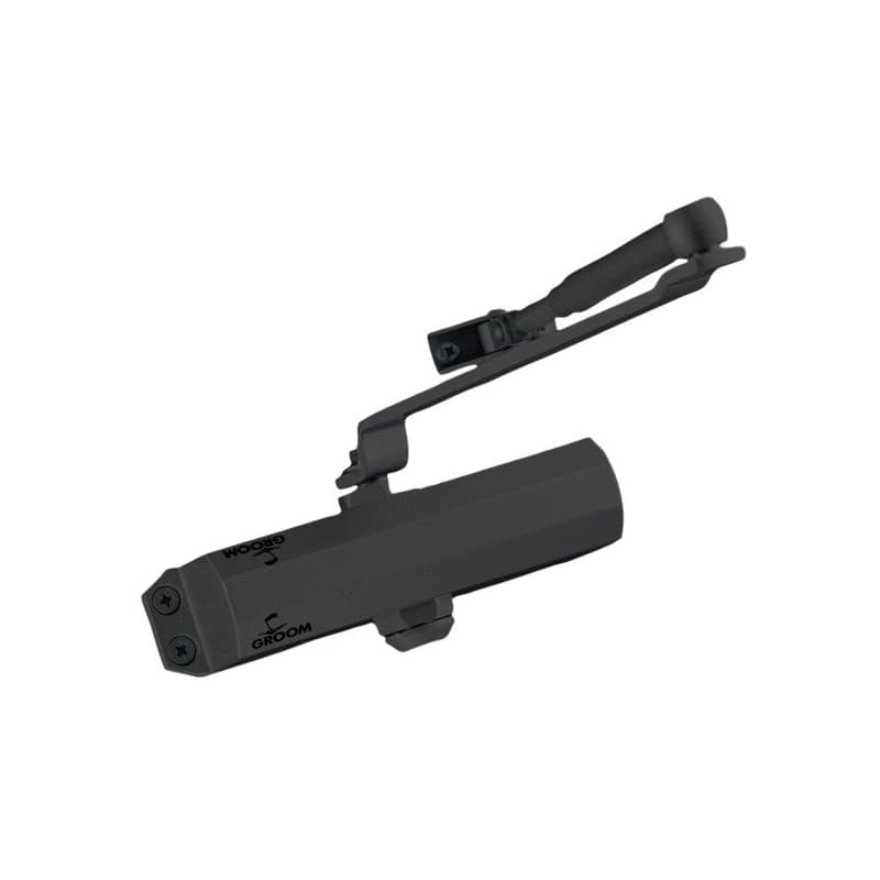 Ferme-portes à bras à compas gr101 noir 3 1 pièce(s) ferme-porte à bras à compas gr101 - noir 950 mm ferme-porte complet compas 60 kg - groom