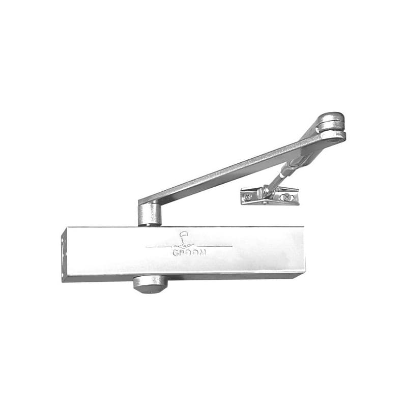 Ferme-portes à bras à compas gr150 blanc 1 pièce(s) 2-3-4 ferme-porte à bras à compas gr150 - blanc 1100 mm 80 kg ferme-porte complet compas - groom