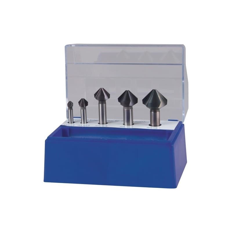 Jeu d'embouts à chanfreiner din 335 c 90 degr. tecwerk 1 pièce(s) jeu d'embouts à chanfreiner din 335 c 90 degr. 6,3-25 mm - tecwerk