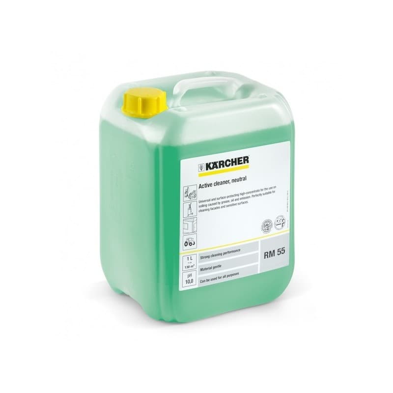 Détergent actif neutre rm 55 asf détergent actif neutre rm55 asf 1 bidon(s) de 10 litre(s) - karcher