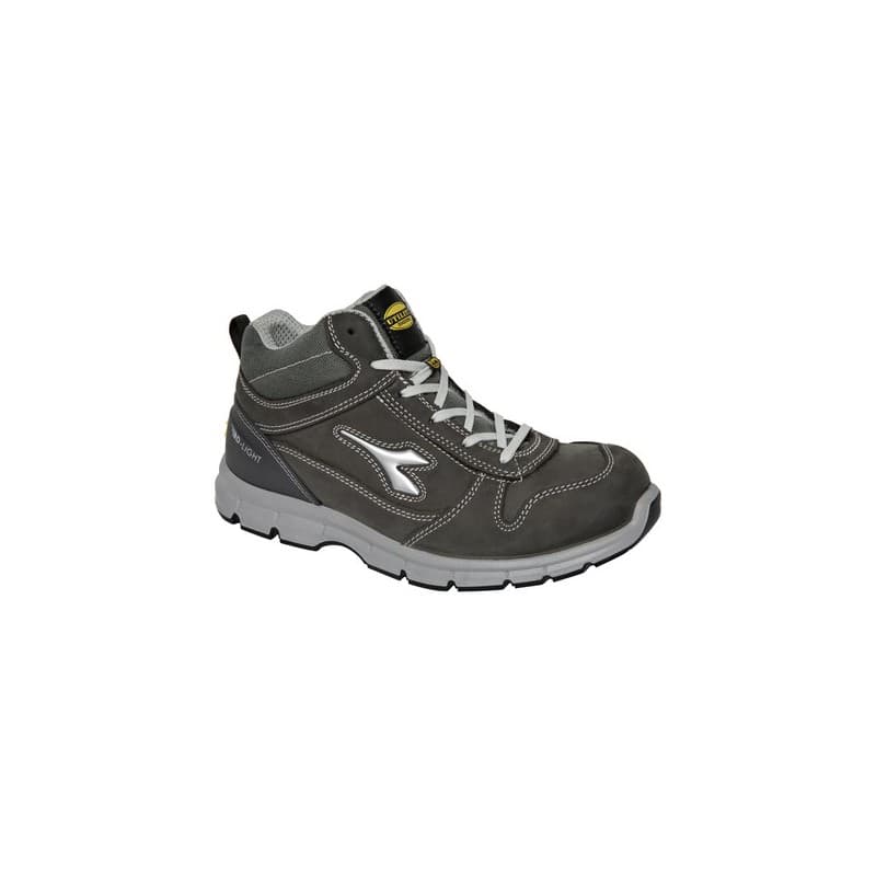 Chaussures de sécurité hautes run ii nouvelle génération chaussures de sécurité hautes run ii gris t40 textile 40 pu double densité acier cuir cordura