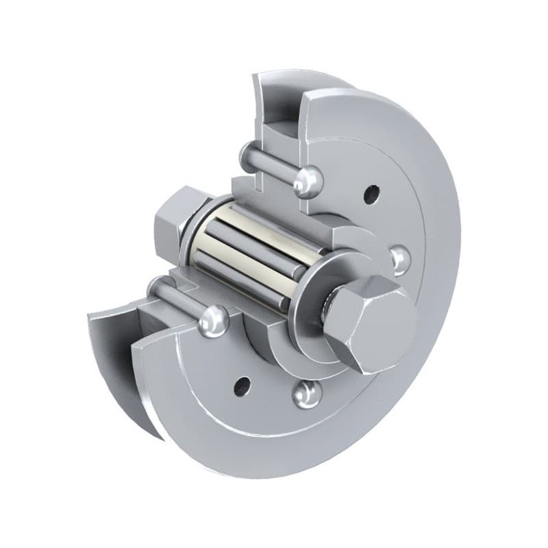 Galets seuls pour montures de rail fer plat étiré galet acier ø 82 mm pour fer plat 1 boîte(s) de 2 pièce(s) - mantion sas