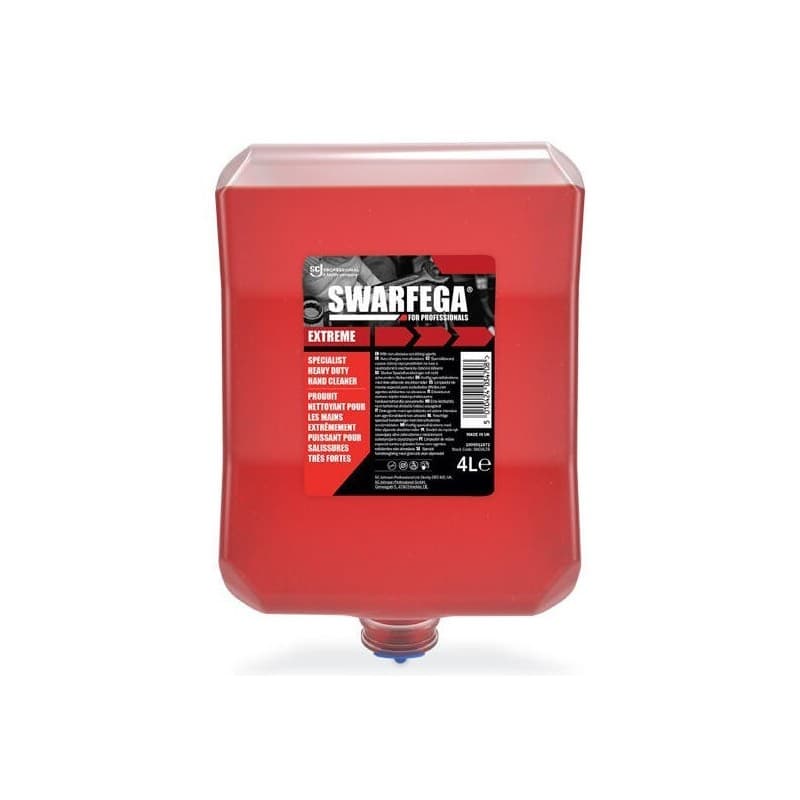 Gel nettoyant mains swarfega® extreme 1 cartouche(s) de 4 litre(s) cartouche rechargeable liquide savon d'atelier gel nettoyant mains swarfega® extrem