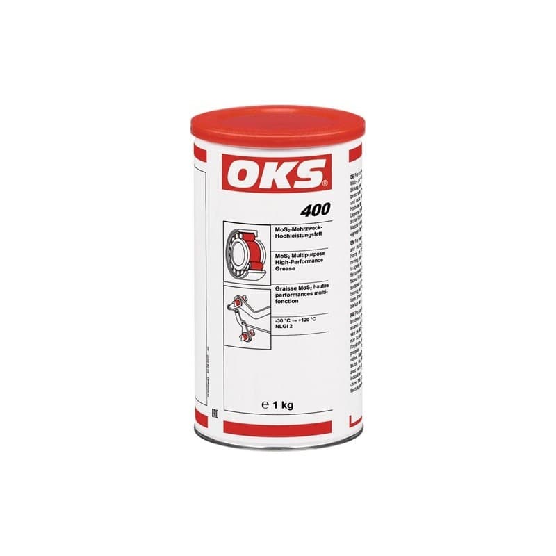 Lot graisse haute performance mos2 oks 400 oks 1 carton(s) de 10 pièce(s) graisse haute performance mos2 400 noire 1 kg boîte - oks