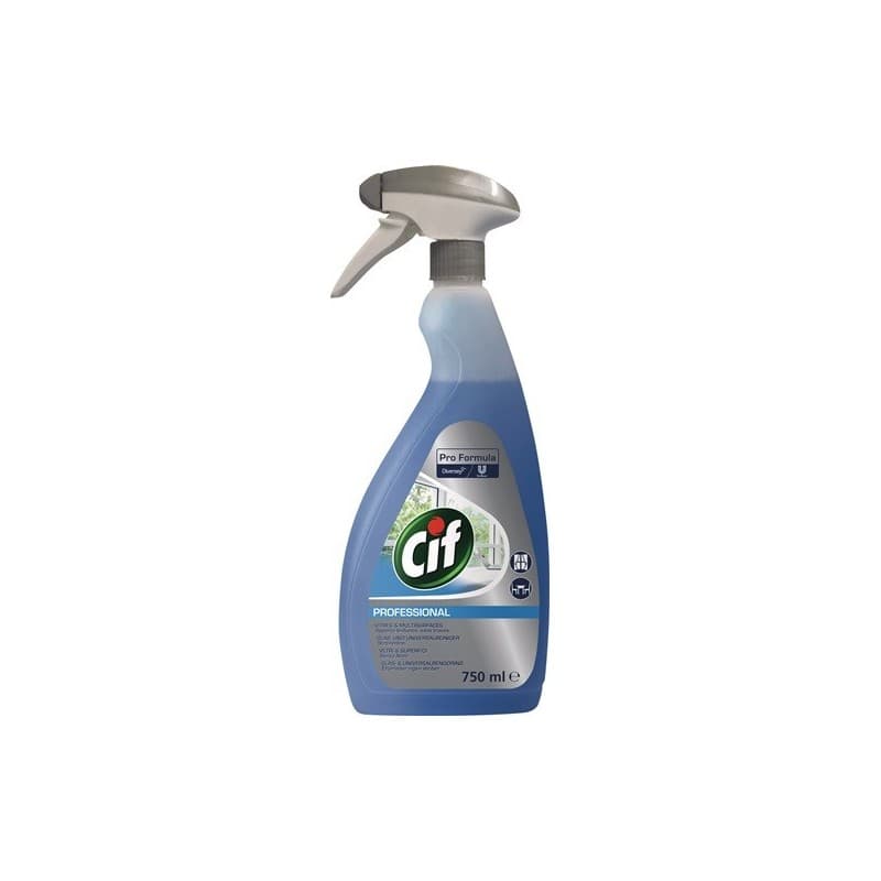Nettoyant de surface / de fenêtres professional 750 ml 1 carton(s) de 6 pièce(s) nettoyant de surface / de fenêtres professional 750 ml - cif