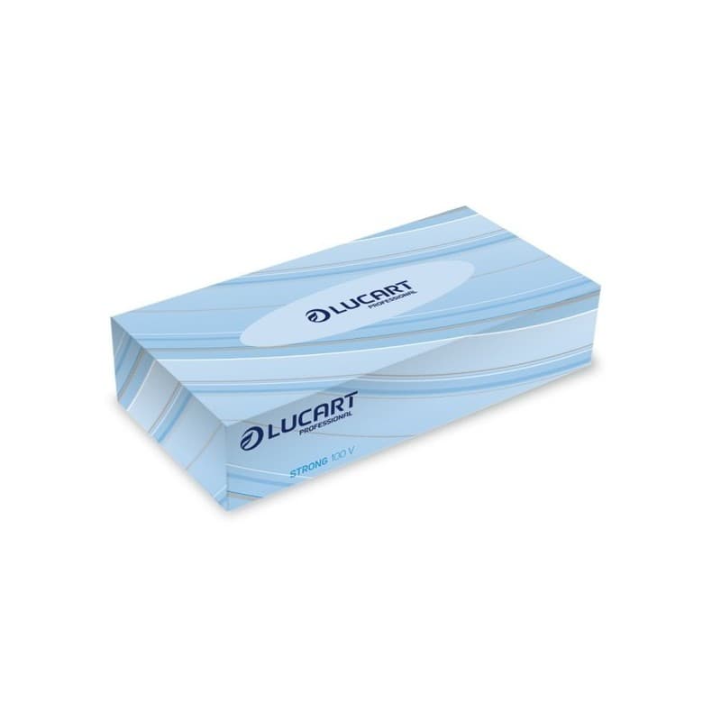 Mouchoirs pure ouate strong 100v 1 boîte(s) de 100 pièce(s) mouchoirs pure ouate strong 100v - lucart