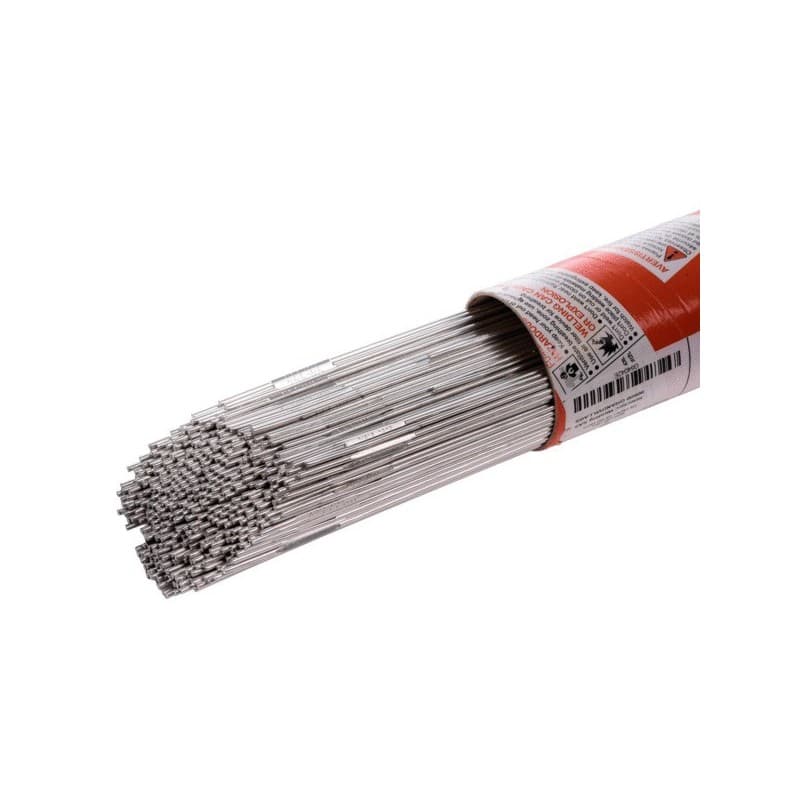 Fils tig inox 2 mm 5.9 1 étui(s) de 5 kilogramme(s) fil tig inox 316l ø2 x 1000 mm - selectarc