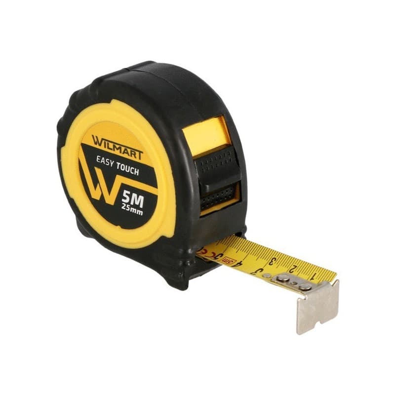 Mètre à ruban easy touch 1 pièce(s) mètre à ruban easy touch 5 m x 25 mm - wilmart