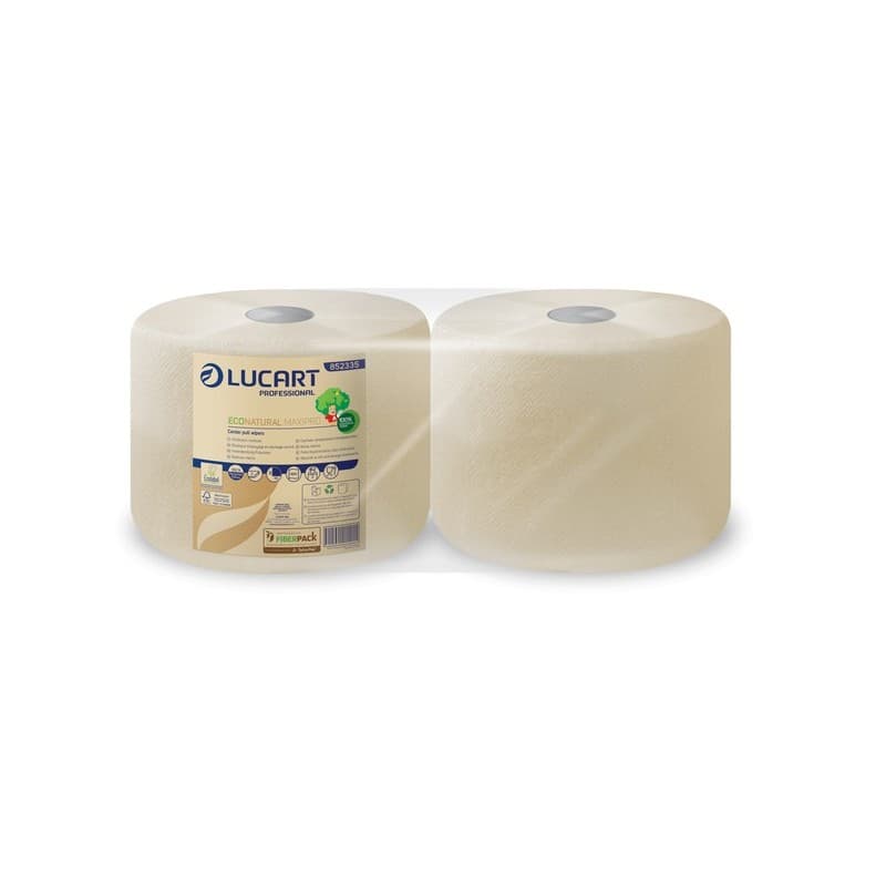 Bobines d'essuyage eco natural 800 formats 1 lot(s) de 2 bobine(s) havane bobines d'essuyage eco natural 800 formats rouleau pour distributeur 800 2 f