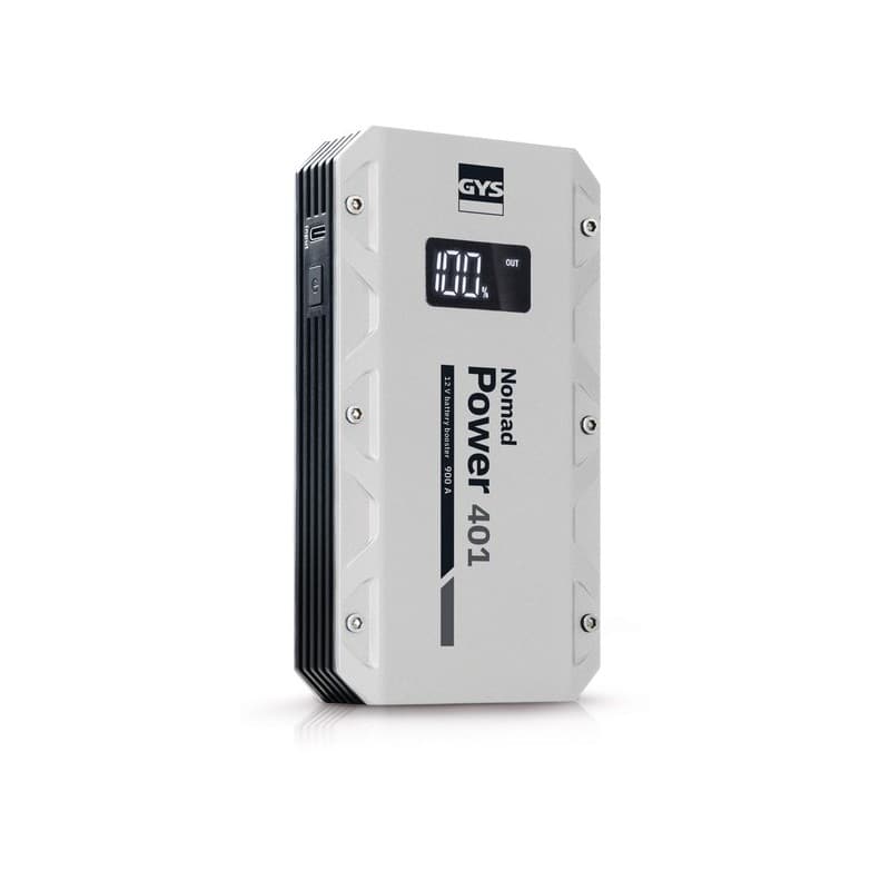 Booster lithium nomad power 401 12v véhicules légers, 2 roues 1 kit(s) booster lithium nomad power 401 - gys