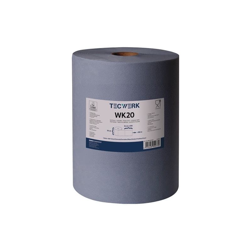 Essuie-tout wk 20 l380xl360env. mm 1 carton(s) de 2 pièce(s) essuie-tout wk 20 l380xl360env. mm - tecwerk