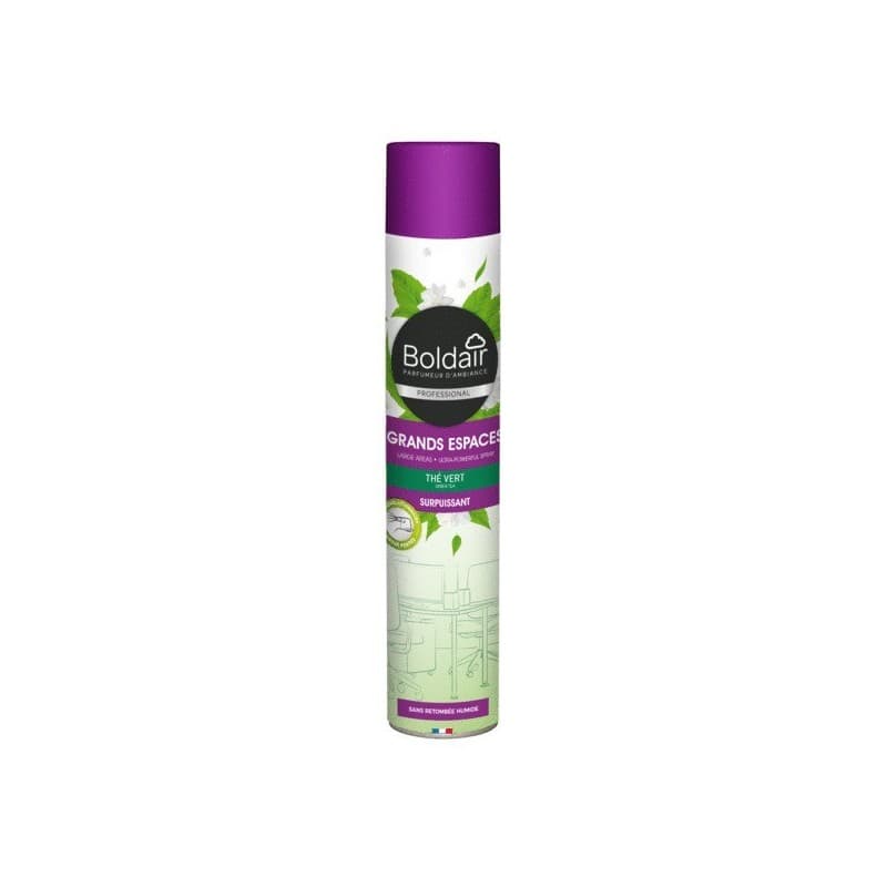 Désodorisant grands espaces boldair grands espaces thé vert 1 aérosol(s) de 750 millilitre(s) spray 750 ml thé vert - boldair