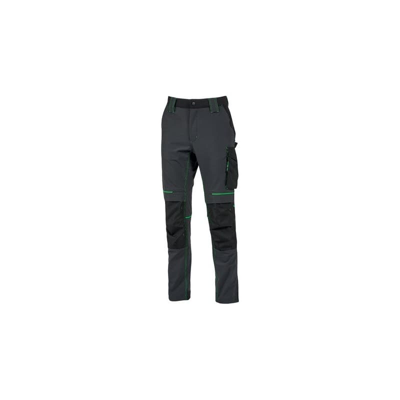 Pantalon atom 200 - 300 g l 7 et plus pantalon 1 pièce(s) polyamide, spandex gris, vert pantalon atom gris/vert tl - upower