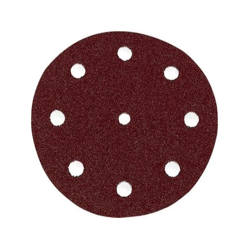 Disque abrasifs stickfix - papier rubin spécial bois 150 multi-trous 150 mm 1 blister(s) de 10 pièce(s) disque abrasif rubin stf ø150/48 gr150 ru2 - f