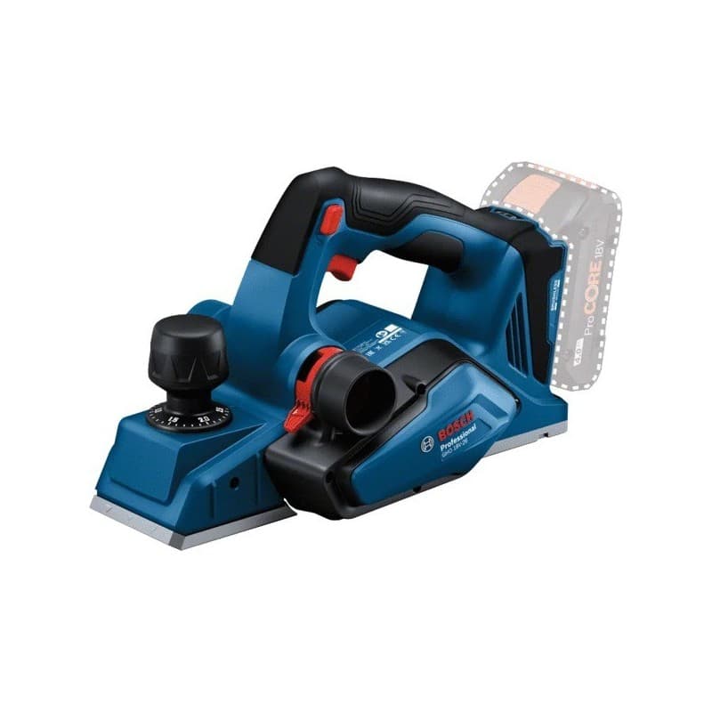 Rabot gho 18v-26 solo batterie 2.4 kg 82 mm 0 ah 2.6 mm 0 1 pièce(s) 18 v rabot gho 18v-26 solo 13600 vibrations/min - bosch