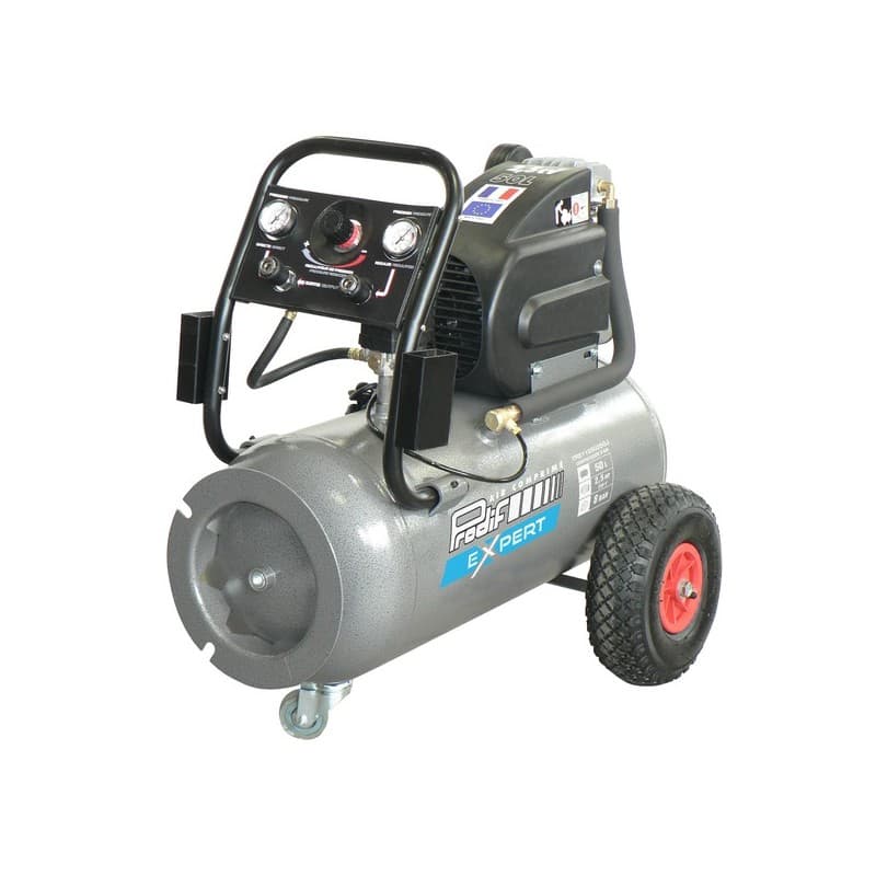 Compresseur coaxial 50l - 8,1 m³/h 35 kg 0 dba 1 pièce(s) 50 litre(s) 8 bar 2.5 cv mobile compresseur coaxial 50l - 8,1 m³/h 8.1 m³/min - prodif