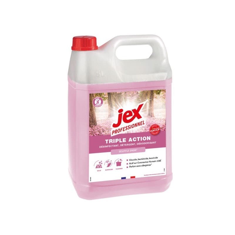 Nettoyant désinfectant triple action 1 bidon(s) de 5 litre(s) bouteille 5 litre(s) nettoyant nettoyant triple action + stop odeurs - souffle d'asie so