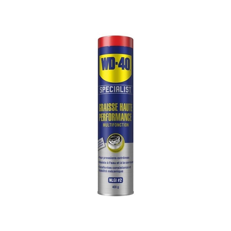 Graisse multi-usages wd-40 specialist nlgi 2 graisse multifonction haute performance wd-40 specialist 1 cartouche(s) de 400 millilitre(s) - wd 40 comp