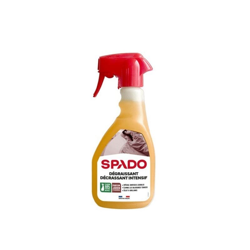 Spado dégraissant décrassant intensif 1 flacon(s) de 500 millilitre(s) spado dégraissant décrassant intensif 0.5 litre(s) spray dégraissant - spado