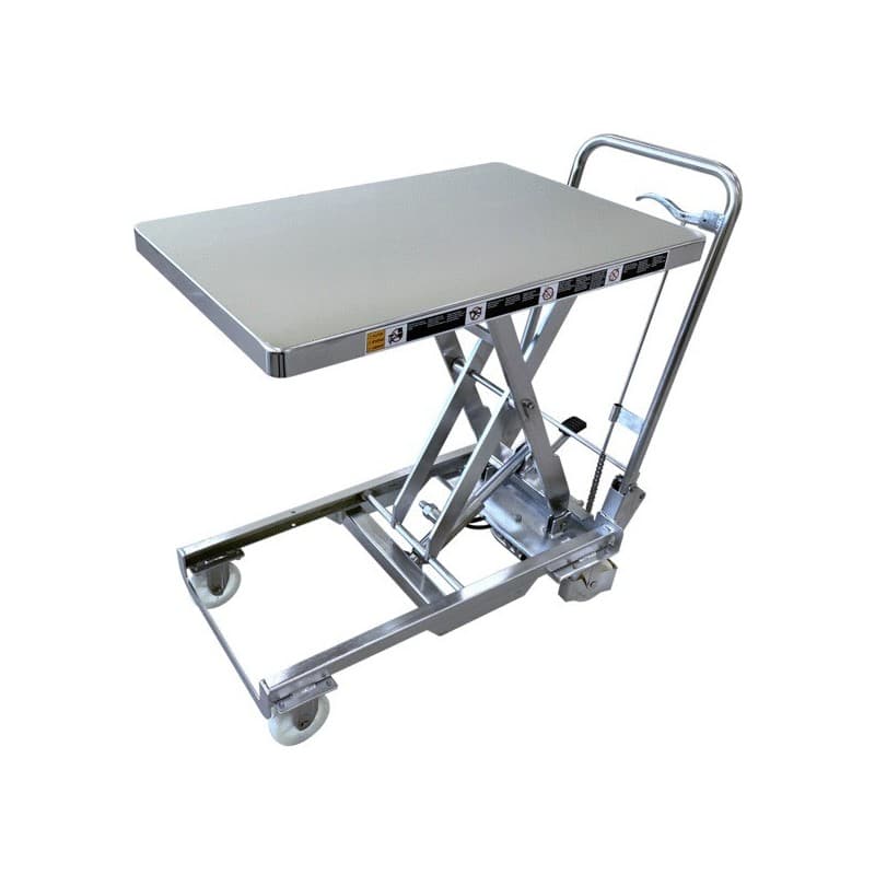 Table élévatrice manuelle inox bishamon® 1 pièce(s) table élévatrice manuelle inox bishamon® - fimm