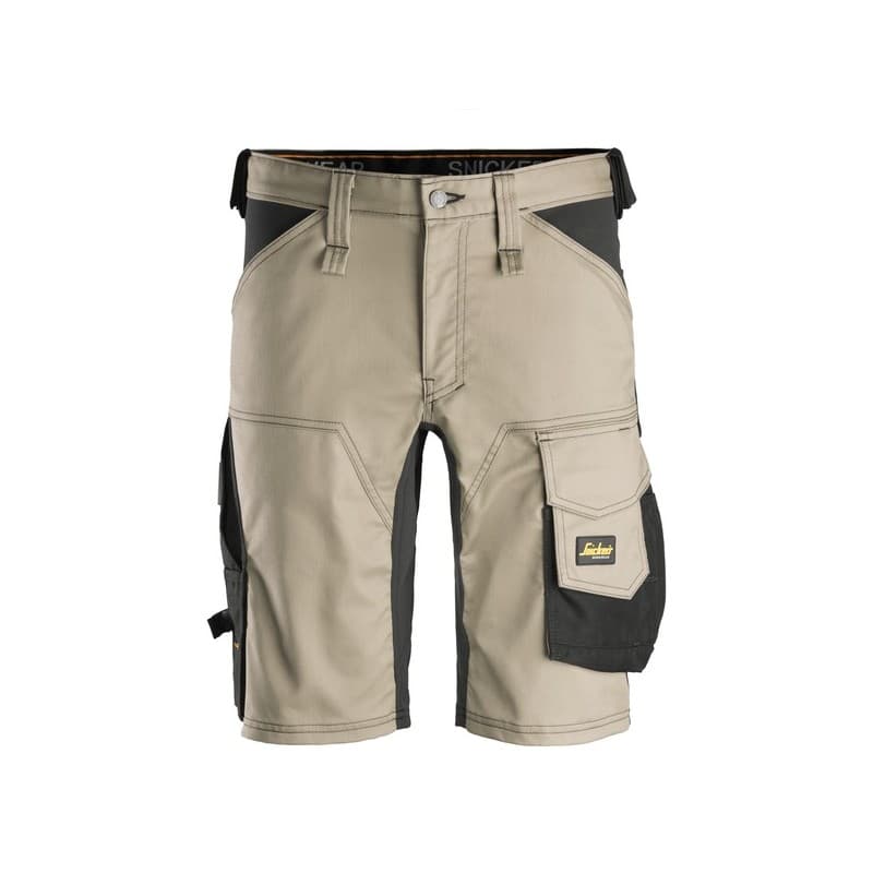 Short de travail allround 42 200 - 300 g entre 4 et 6 bermuda 1 pièce(s) coton / polyester, élasthanne beige, vert short allround stretch beige/kaki t